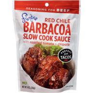 Frontera Mild Red Chile Barbacoa Slow Cook Sauce, 8 oz, (Pack of 6)
