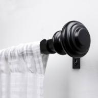 Better Homes and Gardens 1" Knob Curtain Rod, 42"-120", Available in Multiple Colors