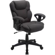 Serta Gray Mesh Fabric Big and Tall Manager Chair