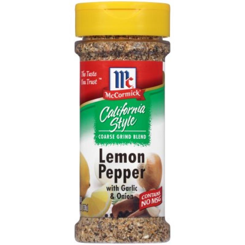 McCormick® California Style Lemon & Pepper, 4.87 oz. Shaker