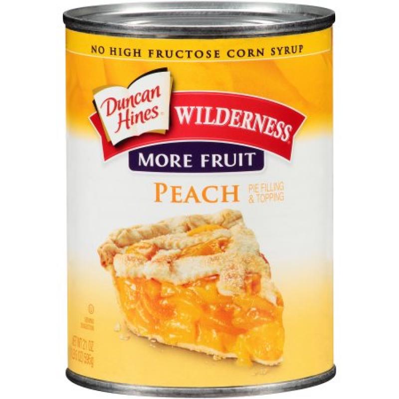 Duncan Hines® Wilderness® More Fruit Peach Pie Filling & Topping 21 oz. Can