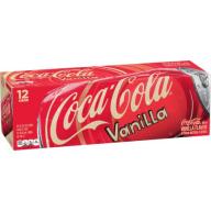 Coca-Cola Soda, Vanilla, 12 Fl Oz, 12 Count