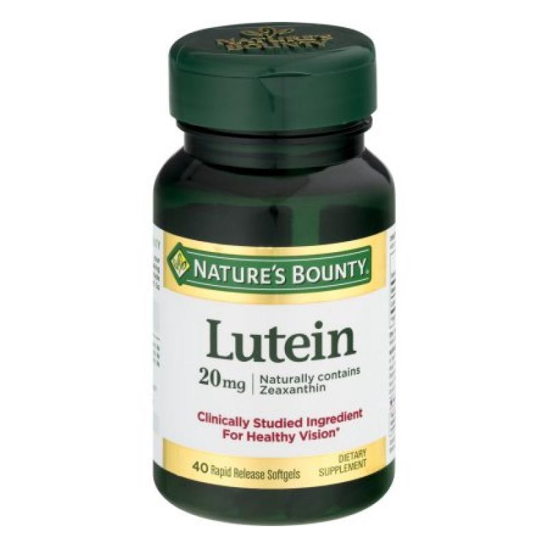 Nature&#039;s Bounty Lutein Rapid Release Softgels - 40 CT