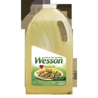Wesson Pure 100% Natural Canola Oil, 1 Gal