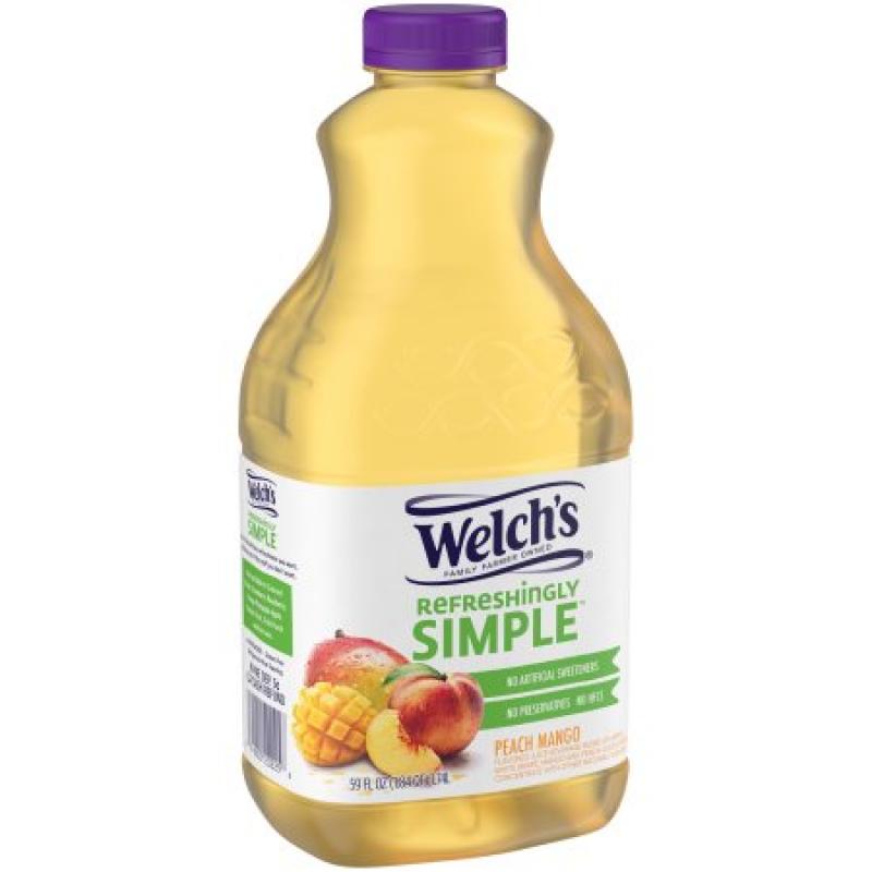 Welch&#039;s Refreshingly Simple Peach Mango Flavored Juice Beverage 59 fl oz
