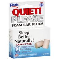 Flents: Plugs Quiet Please! Foam Ear, 10 Pr