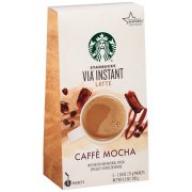 Starbucks® VIA® Instant Latte Caffe Mocha Instant Coffee 5 ct Box