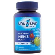 One a Day Men&#039;s VitaCraves Men&#039;s Gummies Multivitamin/Multimineral Supplement, 70 count