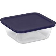 Pyrex 4-Piece Storage Plus 4-Cup Square Set with Plastic Covers, Glass