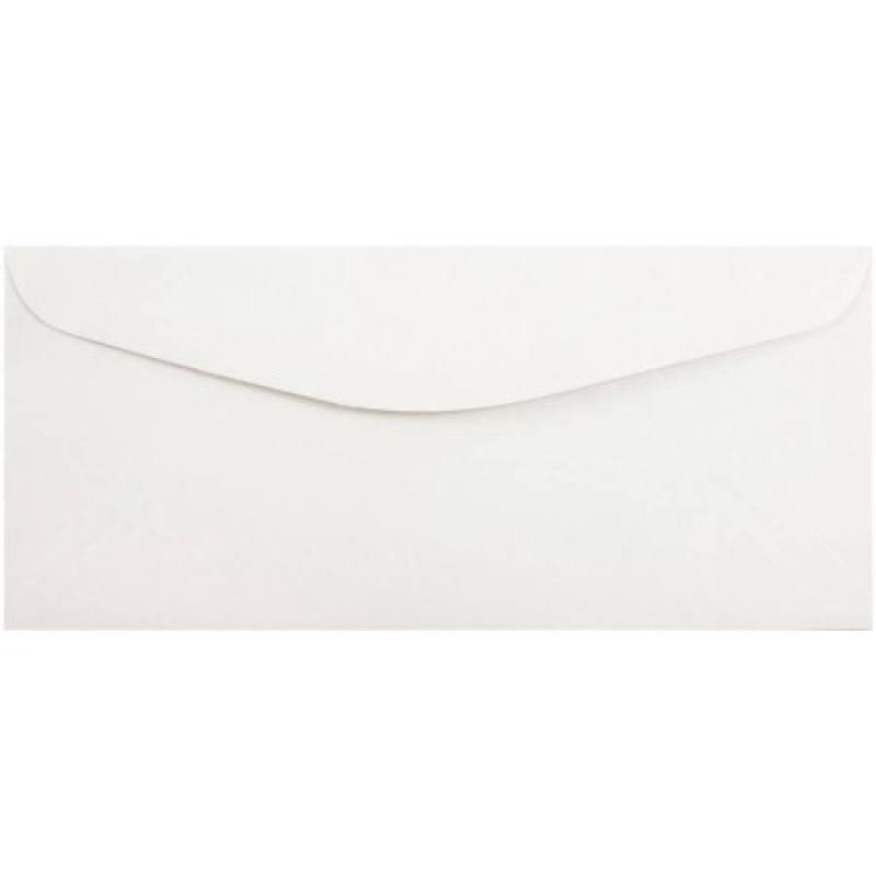JAM Paper #12 4-3/4" x 11" Commercial Style Paper Envelope, White, 25pk