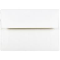 JAM Paper A6 Invitation Envelope, 4 3/4 x 6 1/2, Strathmore Bright White Wove, 25/pack