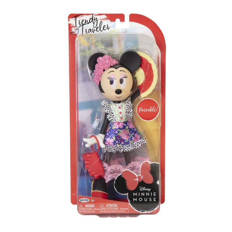 Disney Minnie Mouse Trendy Traveler Minnie 9" Fashion Doll