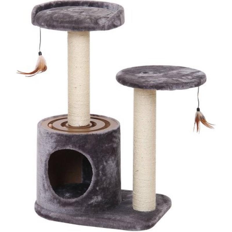 Petpals Group Acceleration Interactive Multi-Level Cat Condo With Hideout and Lookout Perch