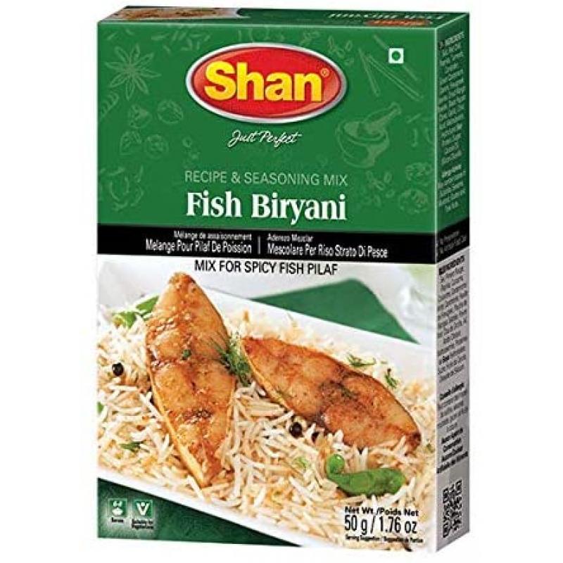 Pack of Shan Fish Biryani Masala Spice Mix 50 gram