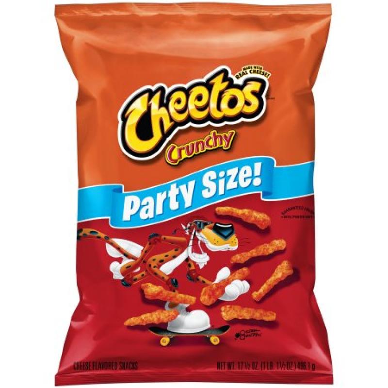 Cheetos Crunchy Cheese Flavored Snacks, Party Size, 17.5 oz.
