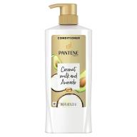 Pantene Pro-V Paraben Free, Dye Free, Mineral Oil Free Coconut Milk and Avocado Moisturizing Shampoo for Dry Hair (38.2 fl. oz.)