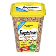 TEMPTATIONS Classic Treats for Cats Tasty Chicken Flavor 16 Ounces