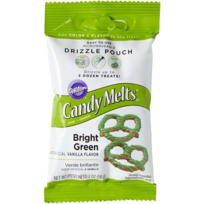 Wilton Bright Green Candy Drizzles Pouch, 1911-9456