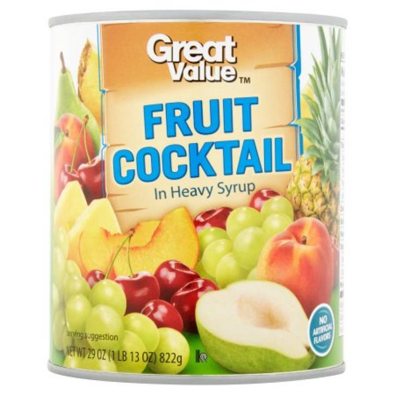 Great Value Fruit Cocktail in Heavy Syrup 29 oz