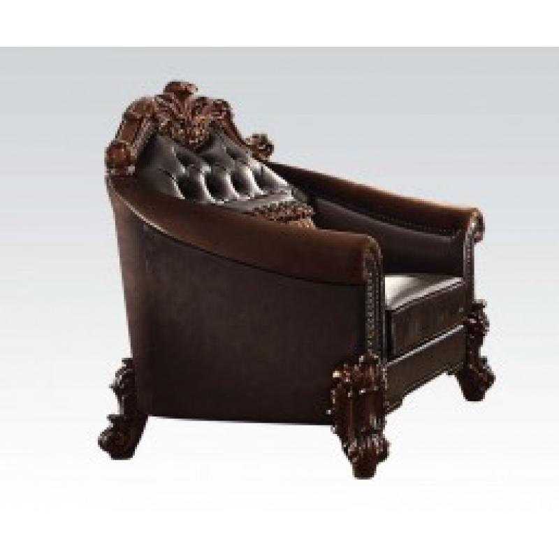 Acme Vendome Living Room Chair in Cherry 53132