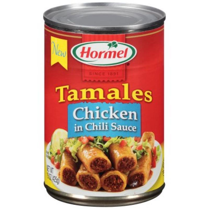 Hormel Tamales Chicken in Chili Sauce Tamales, 15 oz