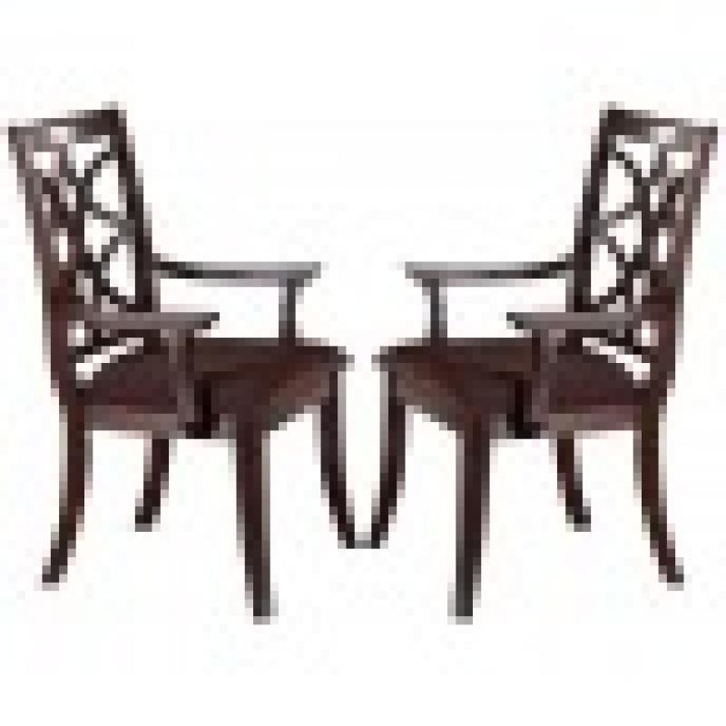 Acme Keenan Dining Side Chairs (Set of 2) in Dark Walnut 60257