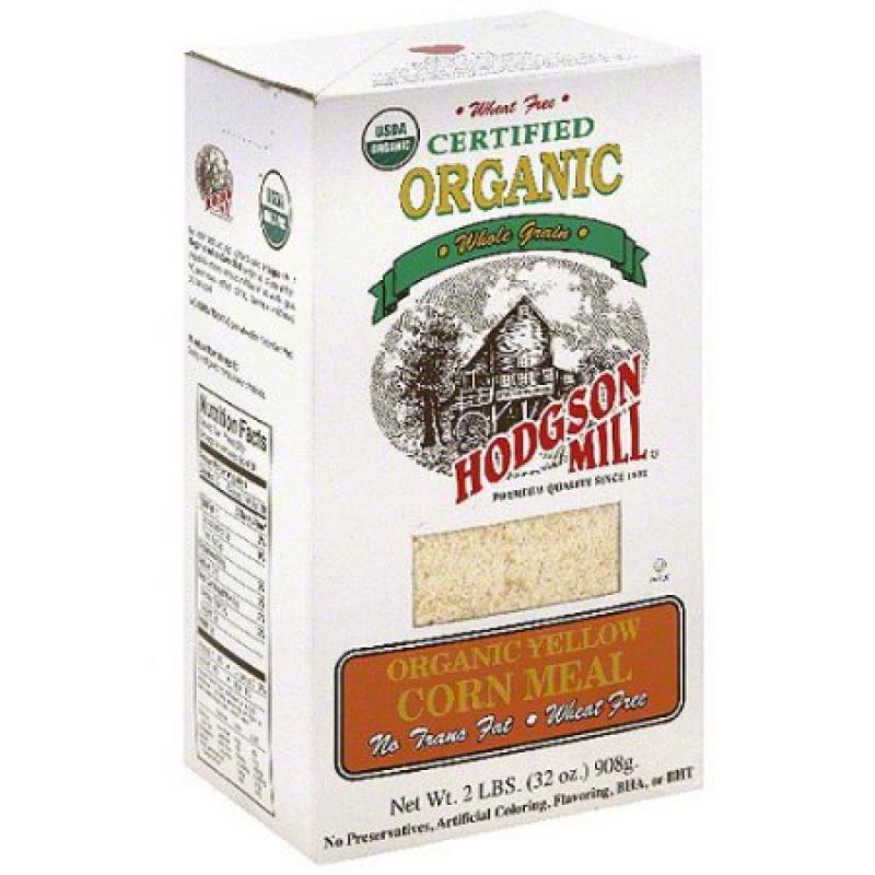 Hodgson Mill Organic Yellow Corn Meal, 32 oz (Pack of 6)