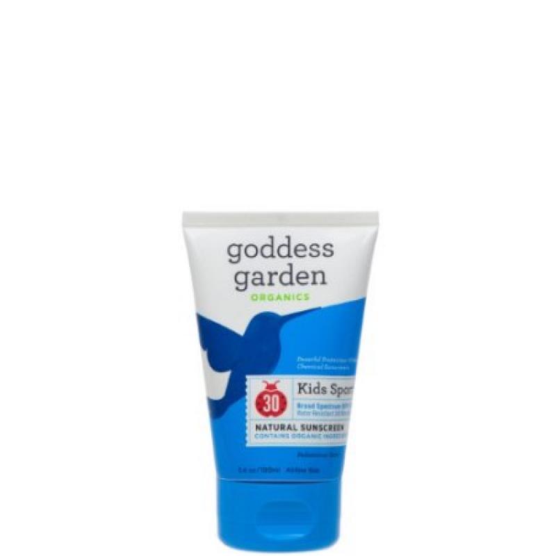 Goddess Garden Kids Sport SPF 30 Natural Sunscreen, 3.4 Oz