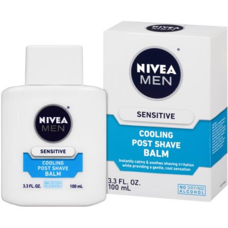 Nivea Men Sensitive Cooling Post Shave Balm, 3.3 OZ