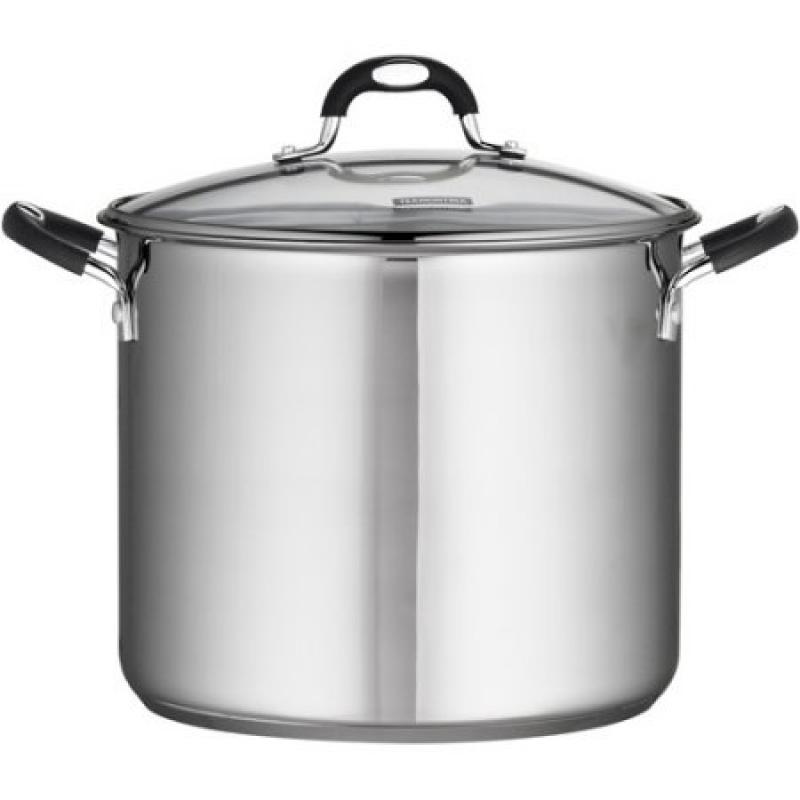 Tramontina 18/10 Stainless Steel 12-Quart Covered Stockpot