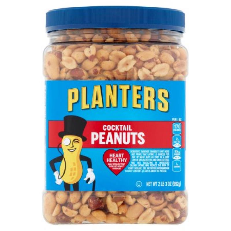 Planters Peanuts Cocktail Party Size, 35 OZ (992g)