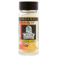 Celtic Sea Salt Organic Garlic Salt, 2.4 oz, 6 pack