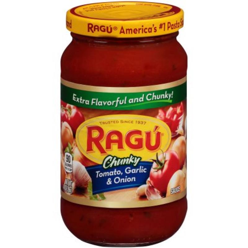 Ragú® Chunky Tomato, Garlic & Onion Pasta Sauce 14 oz. Jar