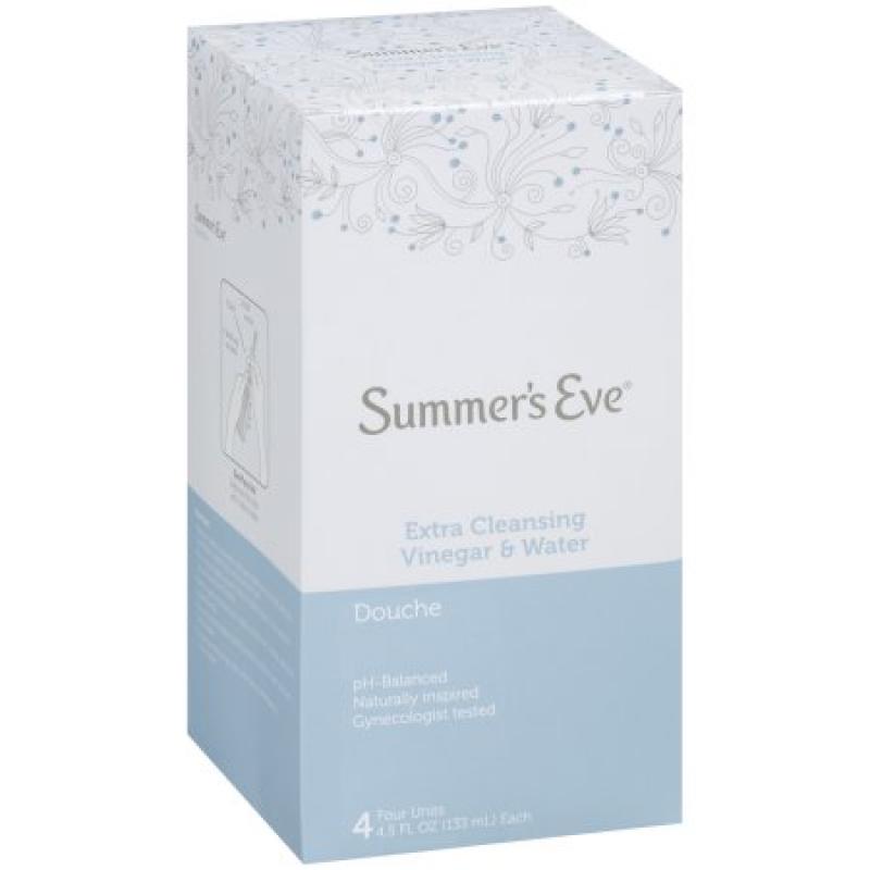 Summer&#039;s Eve Extra Cleansing Vinegar & Water Douche, 4ct