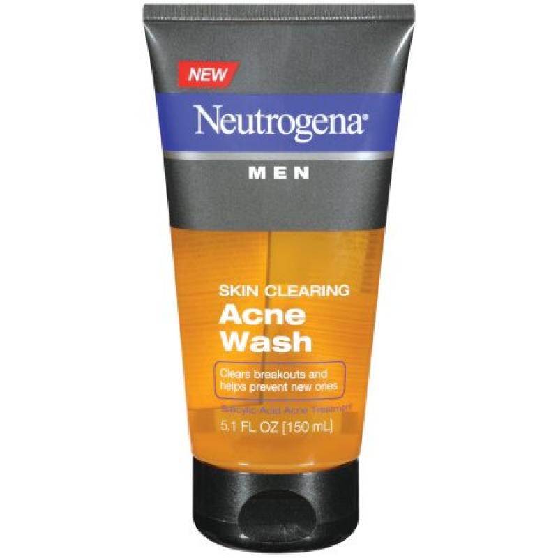 Neutrogena Men Skin Clearing Acne Wash, 5.1 Fl. Oz
