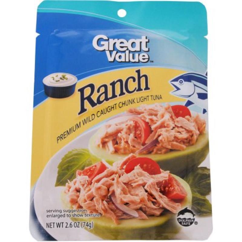 Great Value Gv Ranch Tuna Pouch