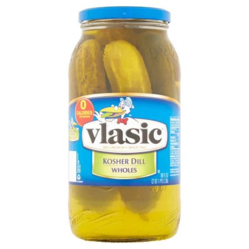 Vlasic Dills Wholes Kosher Pickles 80 Fl Oz Jar