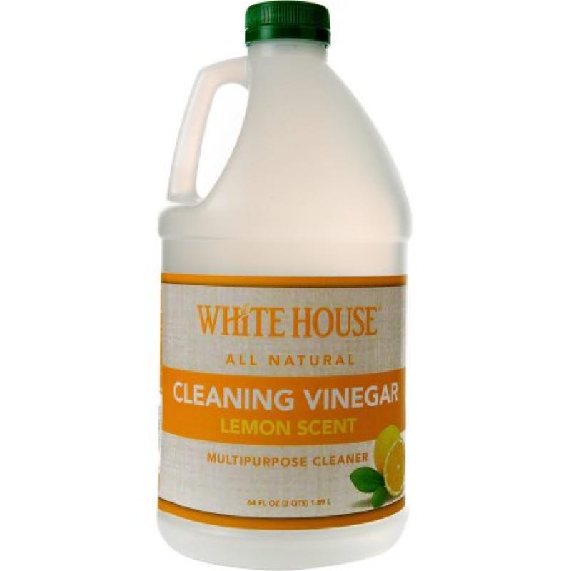 White House All Natural Lemon Scent Cleaning Vinegar, 64 fl oz
