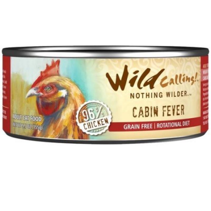 Wild Calling Cabin Fever Canned Cat Food, Chicken, 5.5 oz