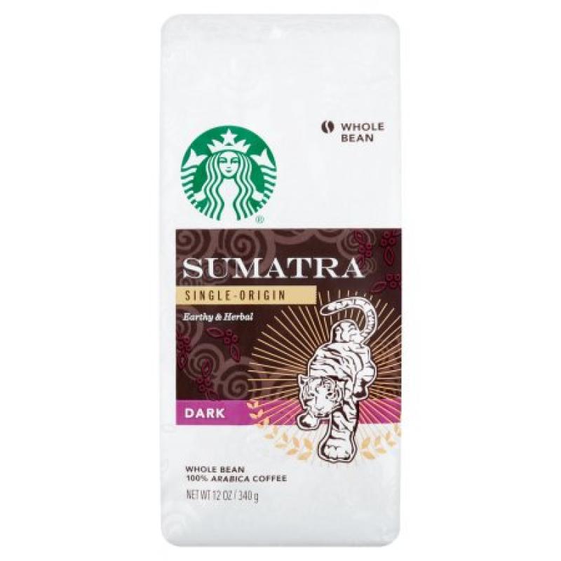 Starbucks Sumatra Single-Origin Dark Wholebean 12oz