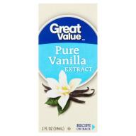 Great Value: Extract Pure Vanilla, 2 Fl Oz