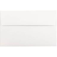 JAM Paper A10 6" x 9-1/2" Paper Booklet Invitation Envelope, Regular White, 25pk