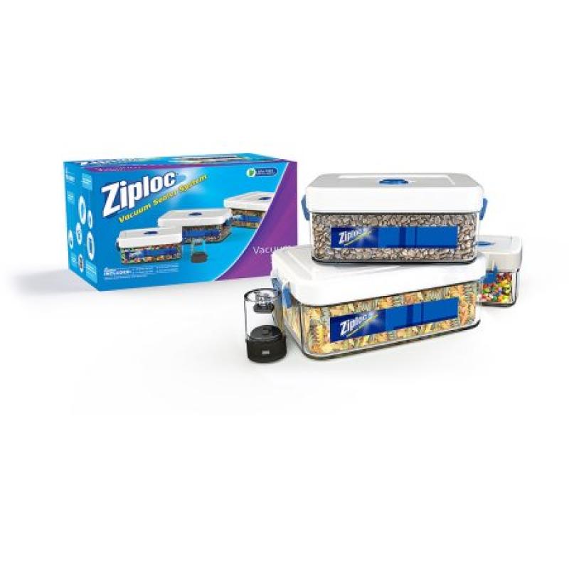 Ziploc 3-Piece Canister Set with .75L, 1.0L, 1.5L and Adapter