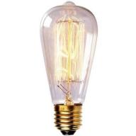 Newhouse Lighting 60W ST64 Vintage Incandescent Edison Light Bulb, 1-Pack