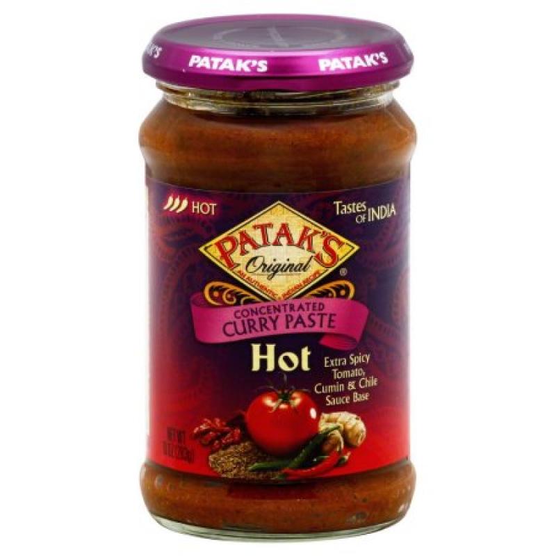 Patak&#039;s Original Tomato & Cumin Hot Curry Paste Concentrate For Sauces, 10 oz