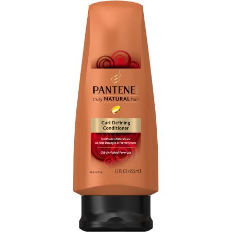 Pantene Pro-V Truly Natural Hair Curl Defining Conditioner, 12 fl oz