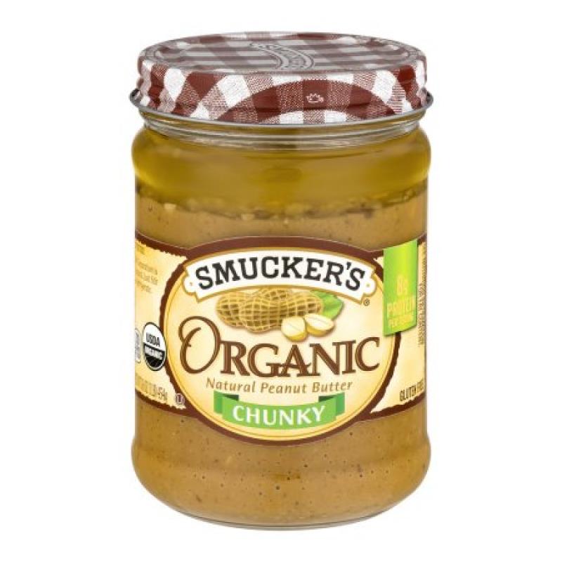 Smucker&#039;s Organic Chunky Peanut Butter, 16 oz