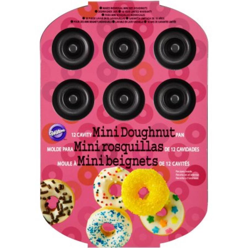 Wilton 12-Cavity Mini Doughnut Pan 2105-0614
