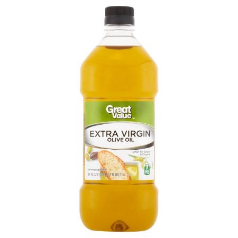 Great Value: 100% Extra Virgin Olive Oil, 51 Oz