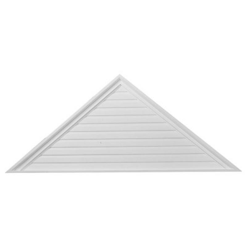 48"W x 24"H x 2 1/4"P, Pitch 12/12 Triangle Gable Vent, Decorative